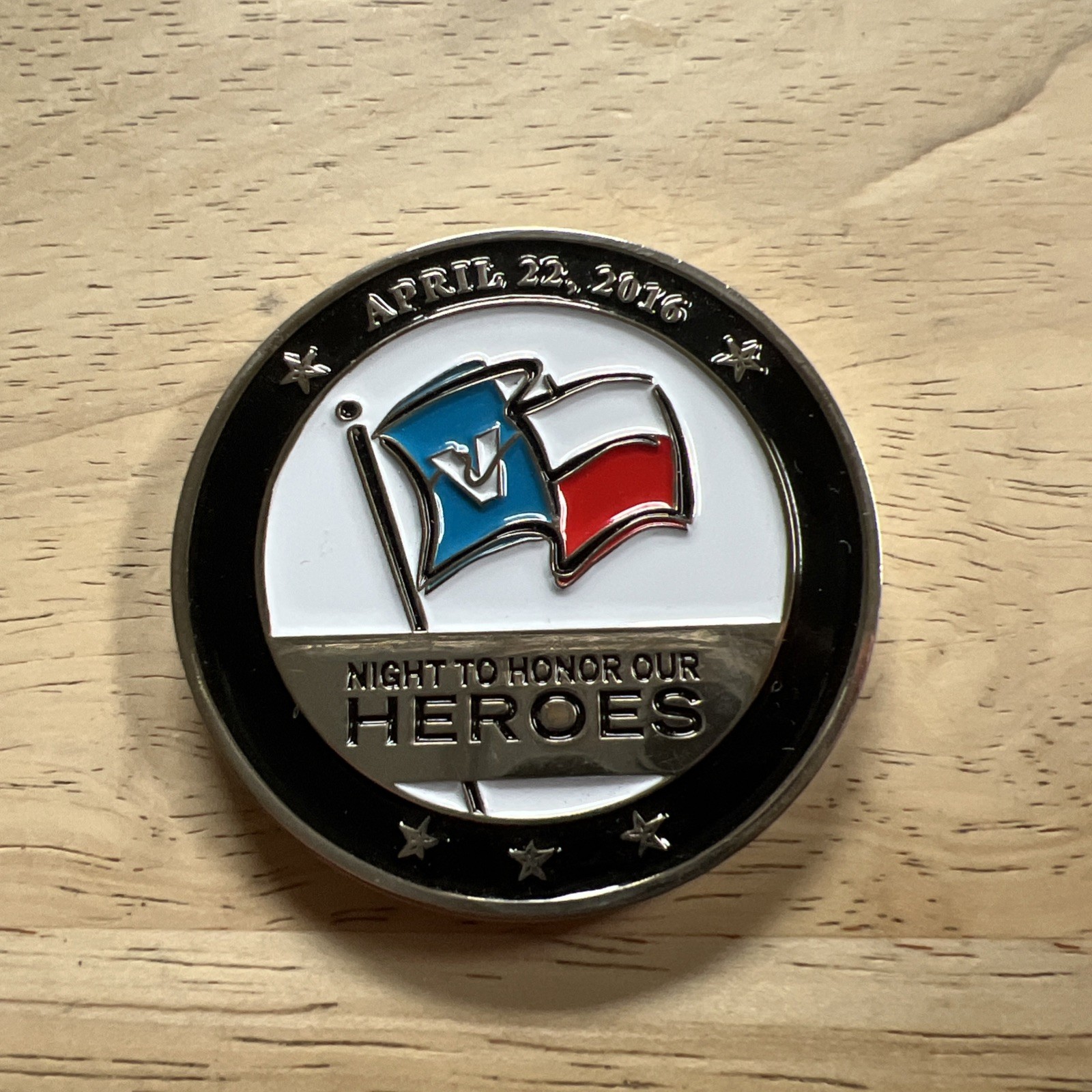 April 22- 2016 Night To Honor Our Heroes Challenge Coin