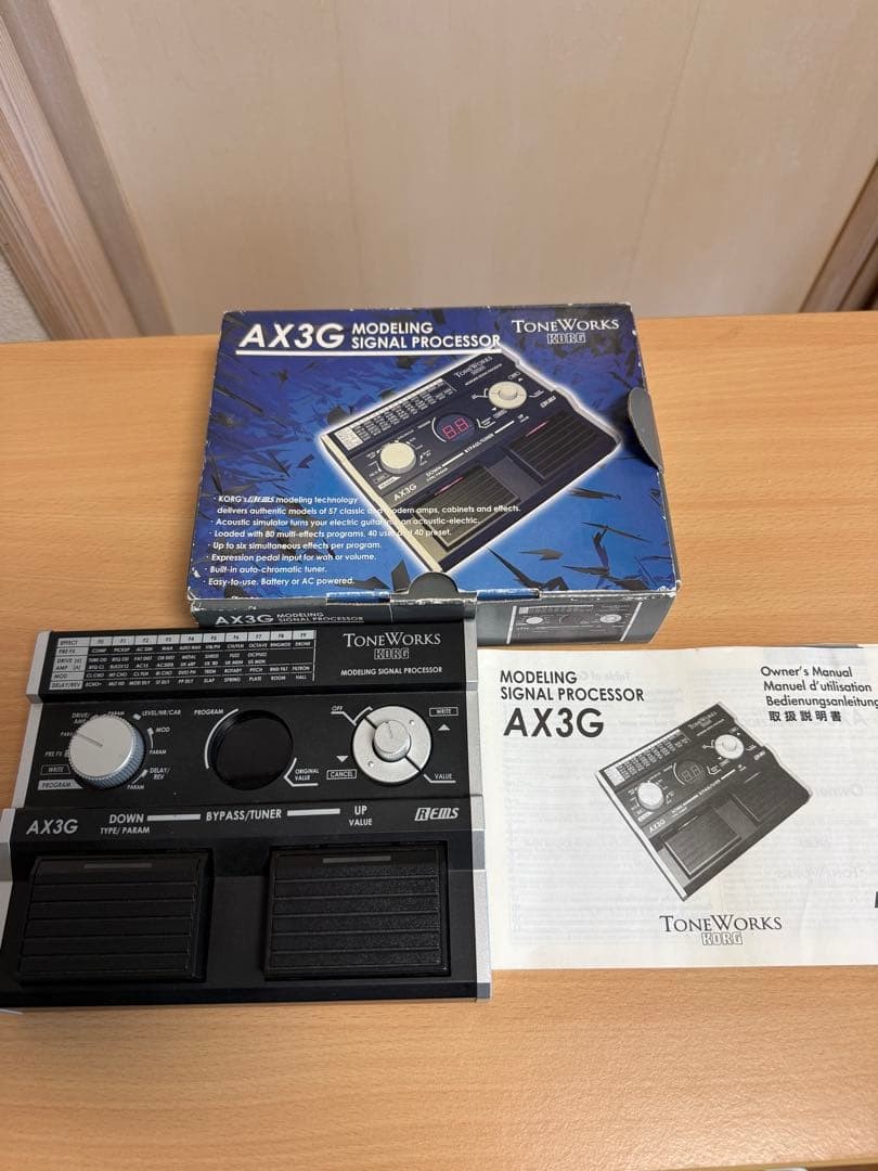 KORG ToneWorks AX3A MODELING SIGNAL PROCESSOR Used Tested working w/box, manual