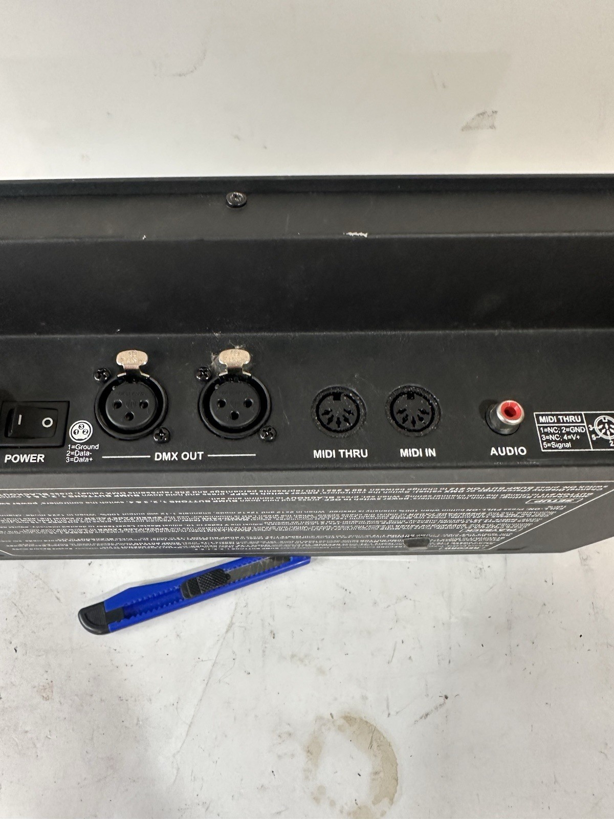 Elation Stage Setter-24 DMX Lighting Console Tested Working Ch 11 Slider Broken