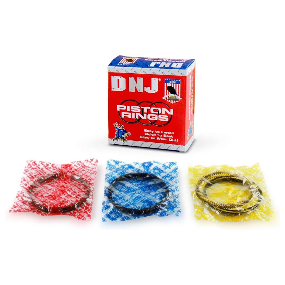 PR4254 DNJ Set Piston Ring Sets for Fiat 500 500L 2014-2015