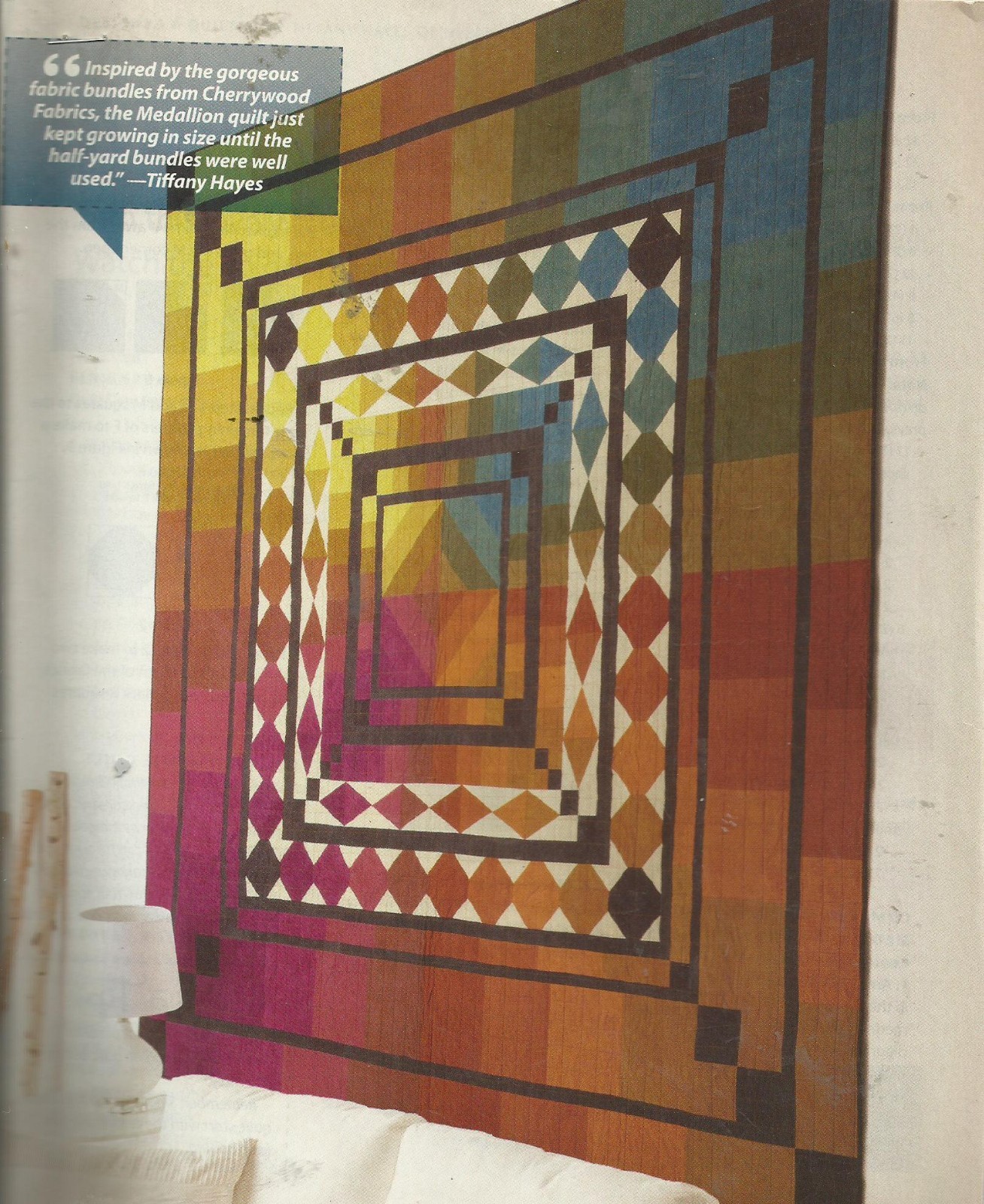 F0116 MEDALLION WALL HANGINGQUILT PATTERN/INSTRUCTIONS