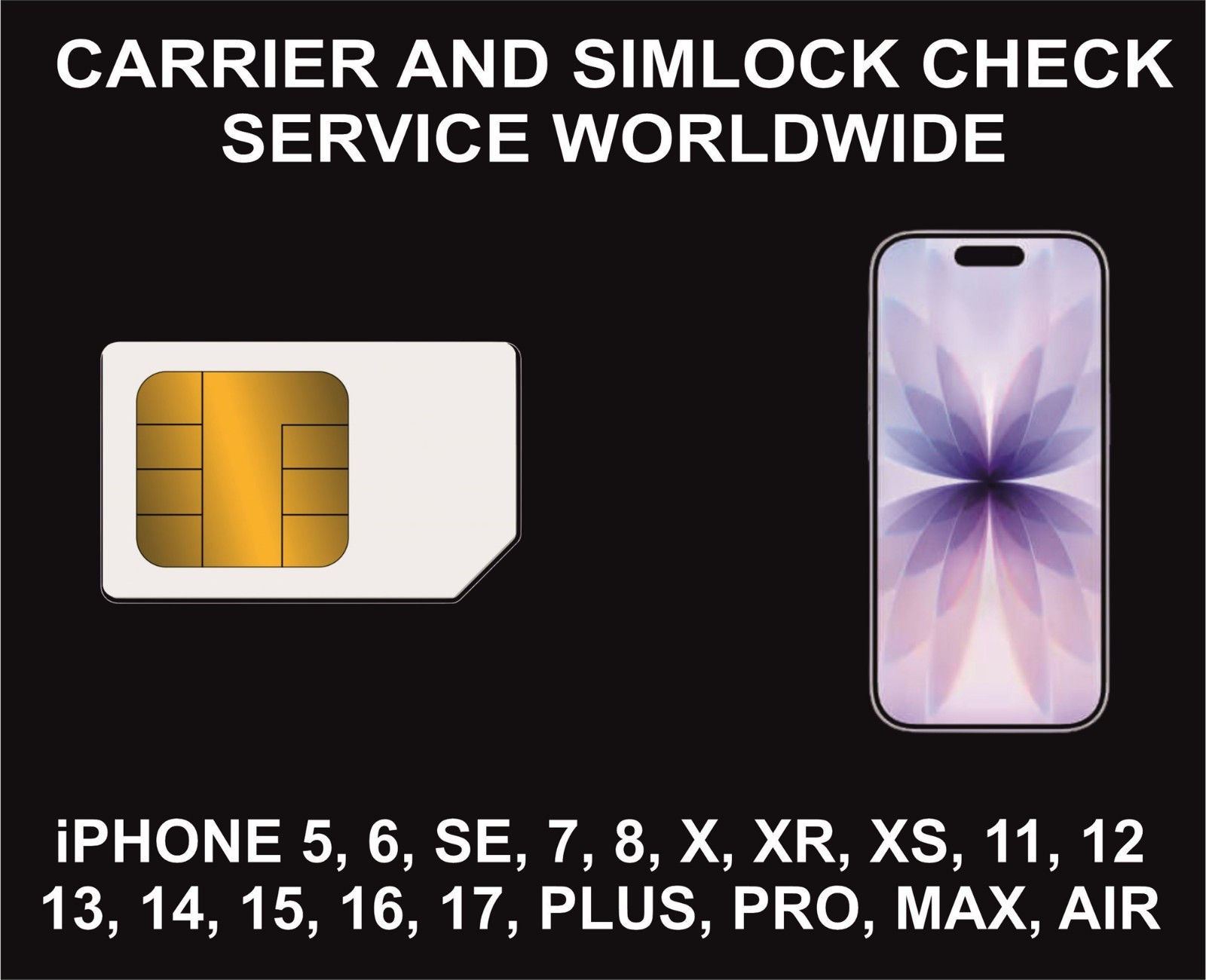 iPhone Simlock, Network And Carrier Check, All Models
