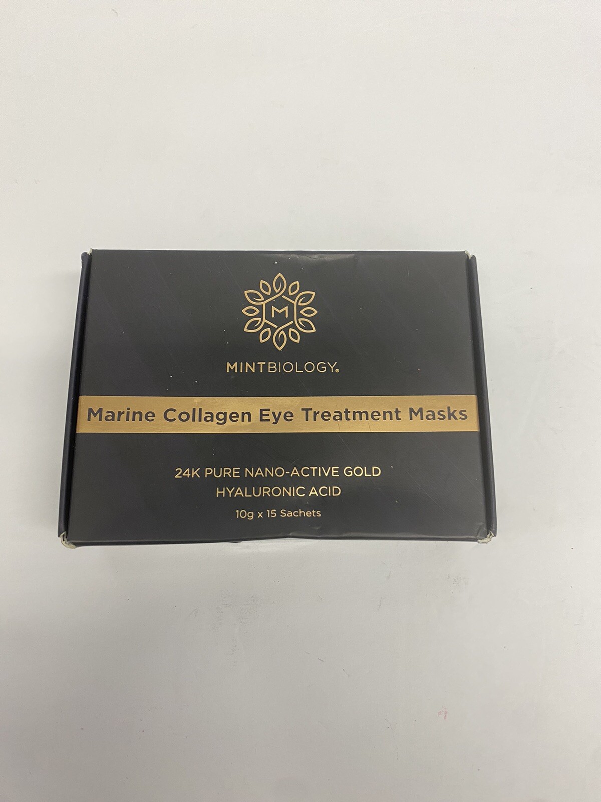 Mintbiology 24k Nano Gold Marine Collagen Eye Treatment Masks • 15 Sachets