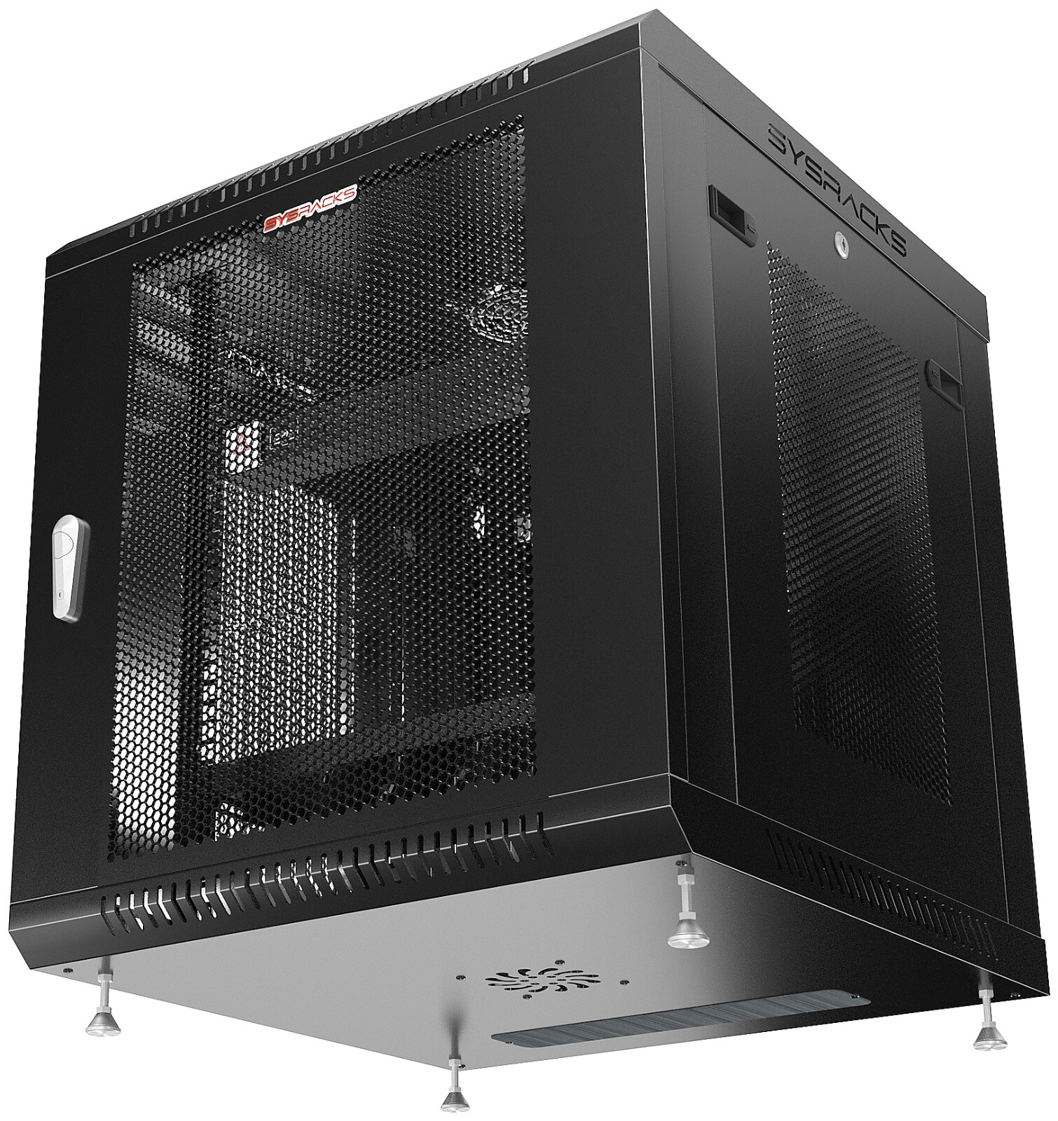 12U Sysracks Wall Mount IT Data Network Server Rack Cabinet Enclosure 24" Depth