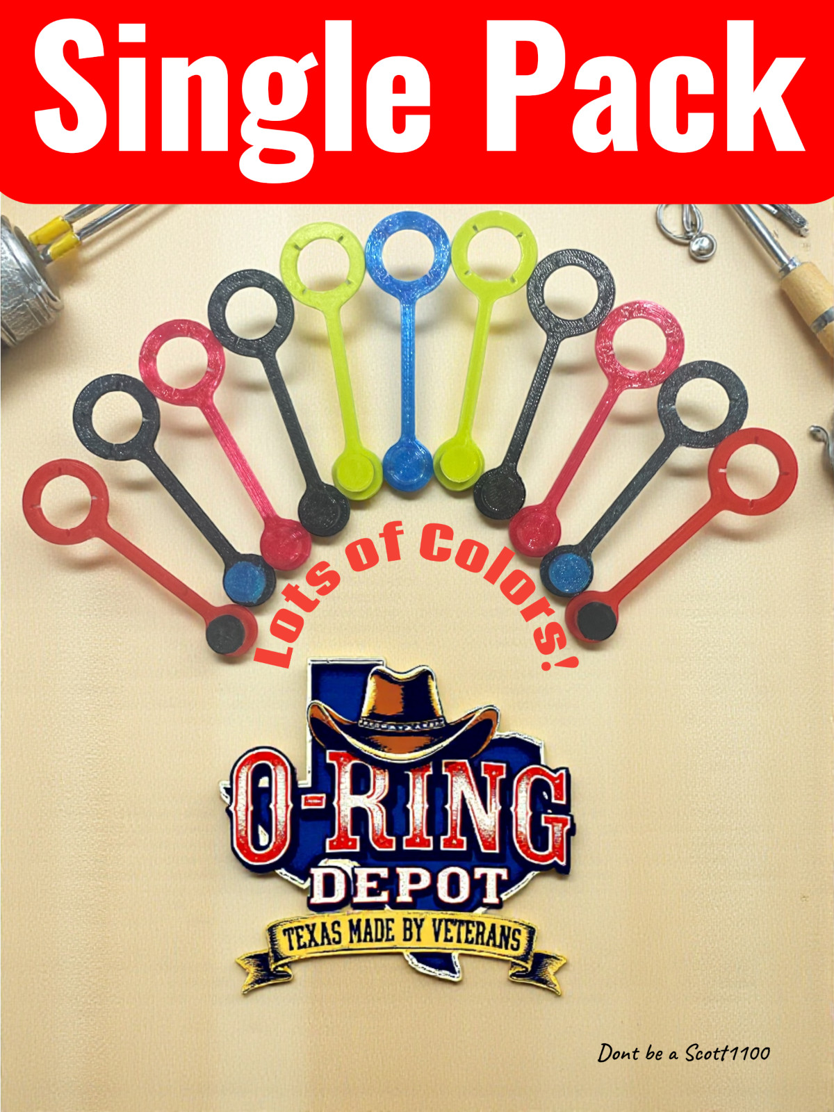 1 (One) O-Ring Depot Dust Cap/Cover for Air Nailer SWIVEL Connector single pack