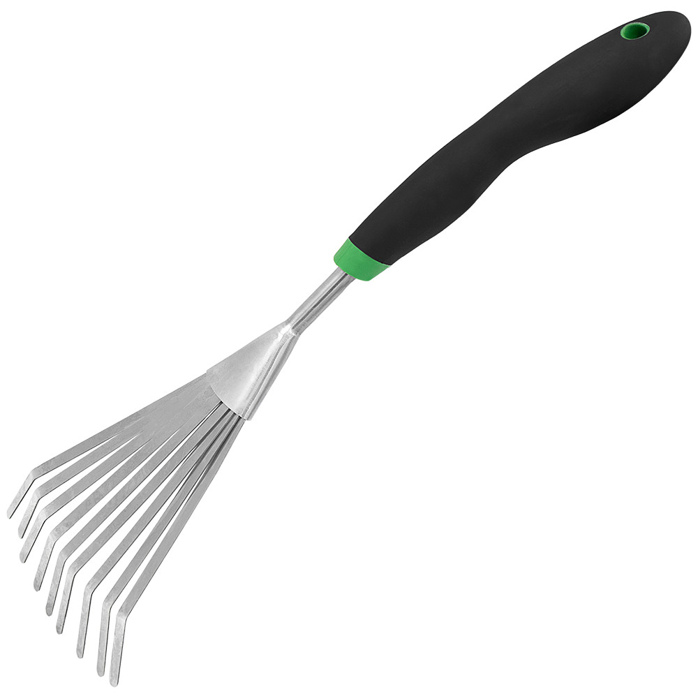 Zenport 15309D Mini Hand Rake, Black