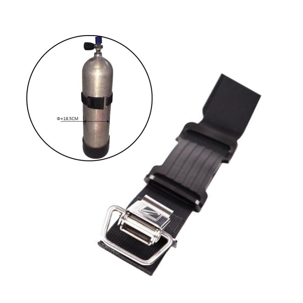 Quick Release Buckle & Anti-Slip Pad+Scuba Diving Tank Band Cylinder Cam Strap