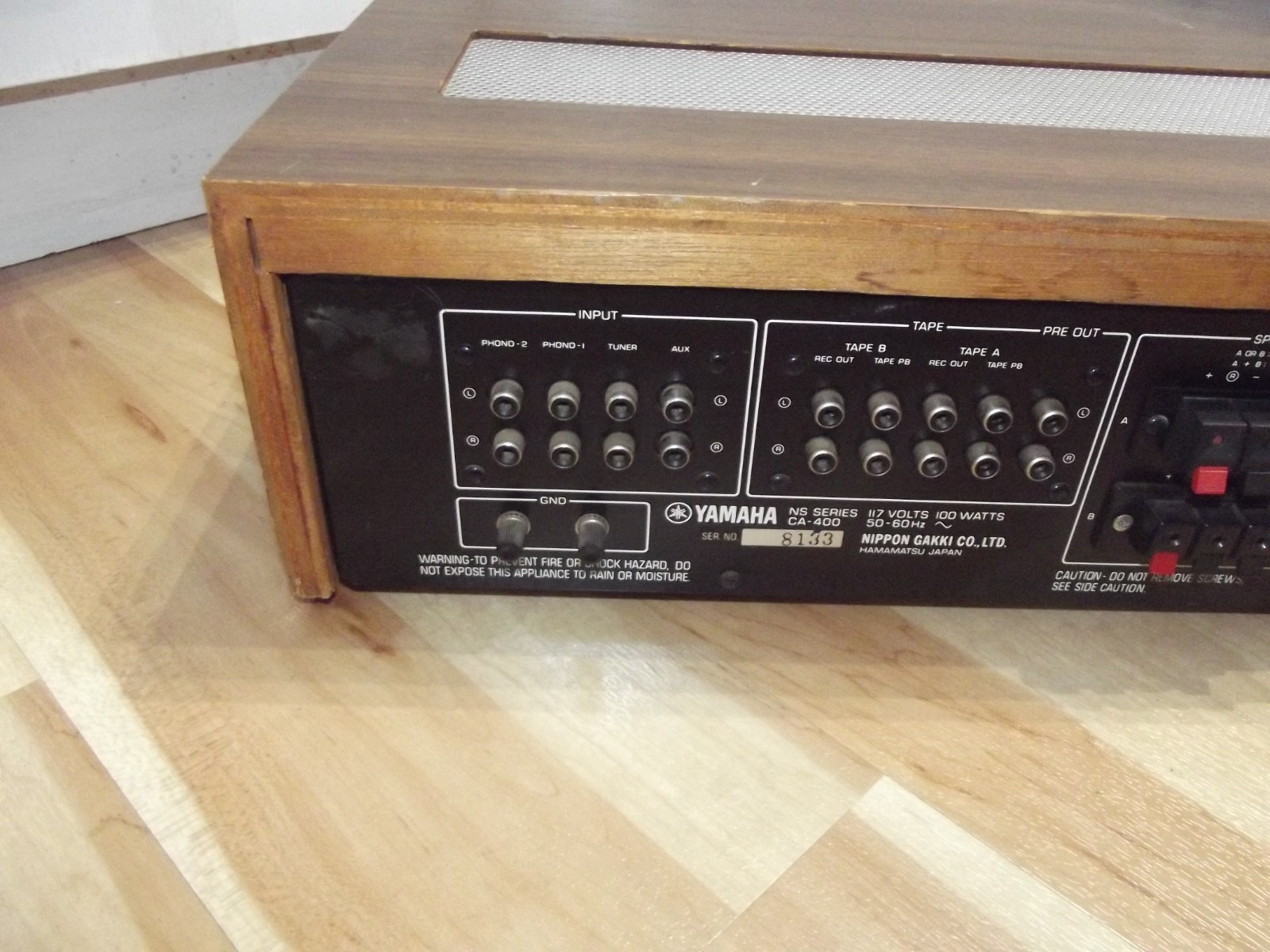 Vintage Yamaha CA-400 Amplifier