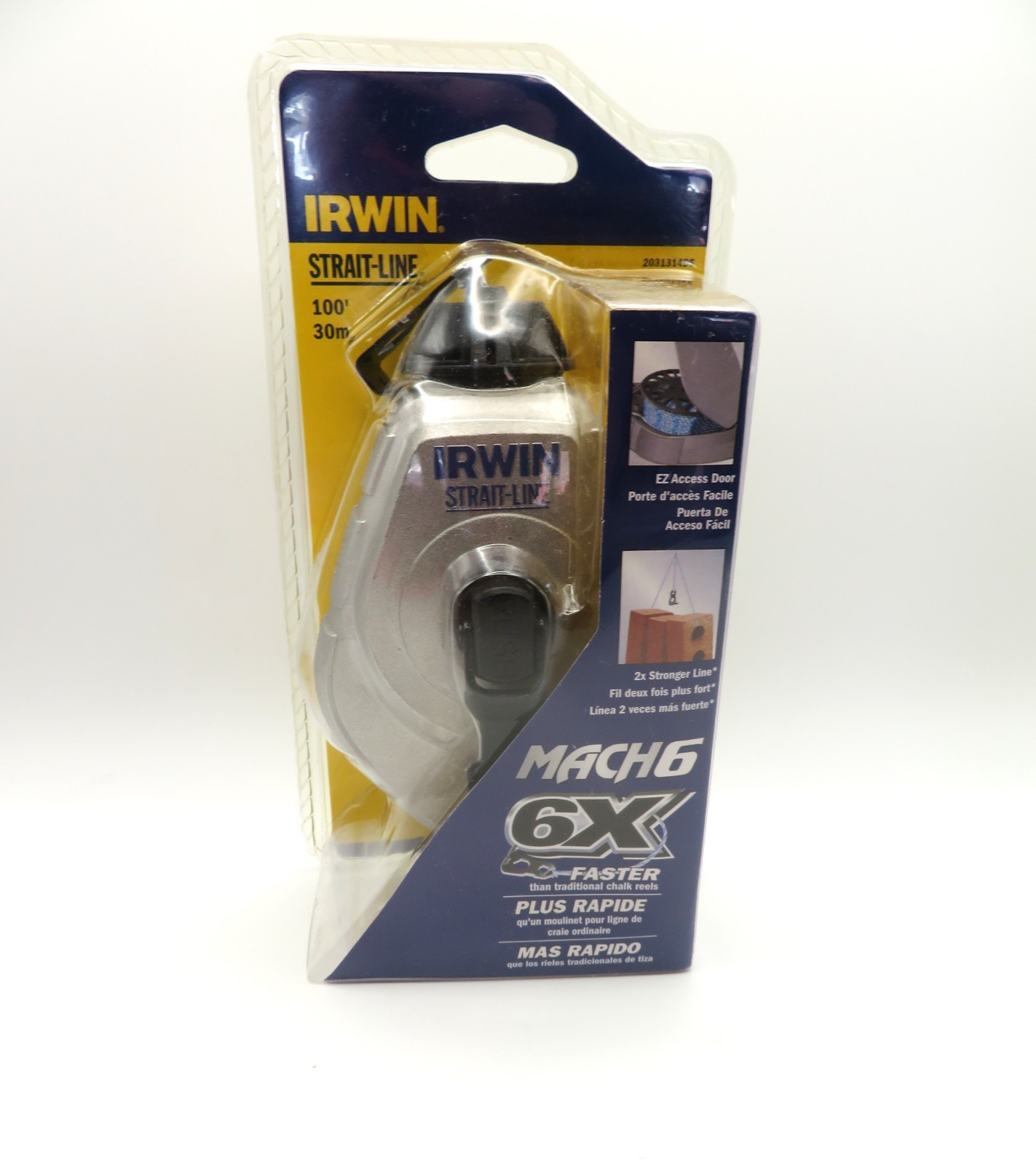 Irwin Strait-Line Mach 6  Chalk Reel, 100'