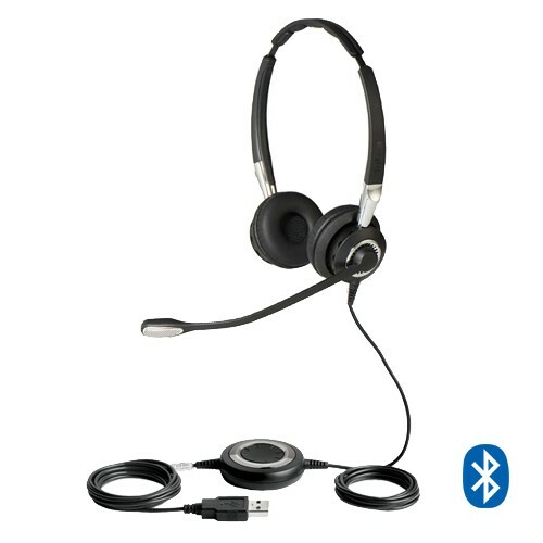 Jabra Biz 2400 II Headset BT USB Duo w/ Bluetooth Controller, MS