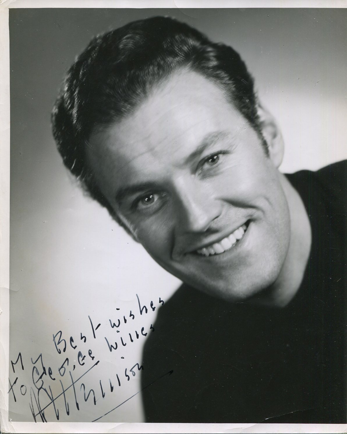 David Atkinson Broadway Actor Man of La Mancha Rare Signed Autograph Photo