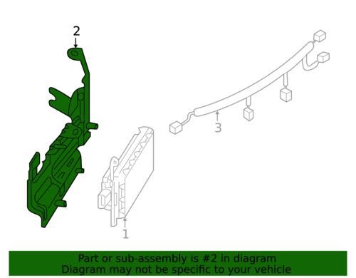 Genuine Mazda Object Sensor Bracket BFD1-67-Z1X