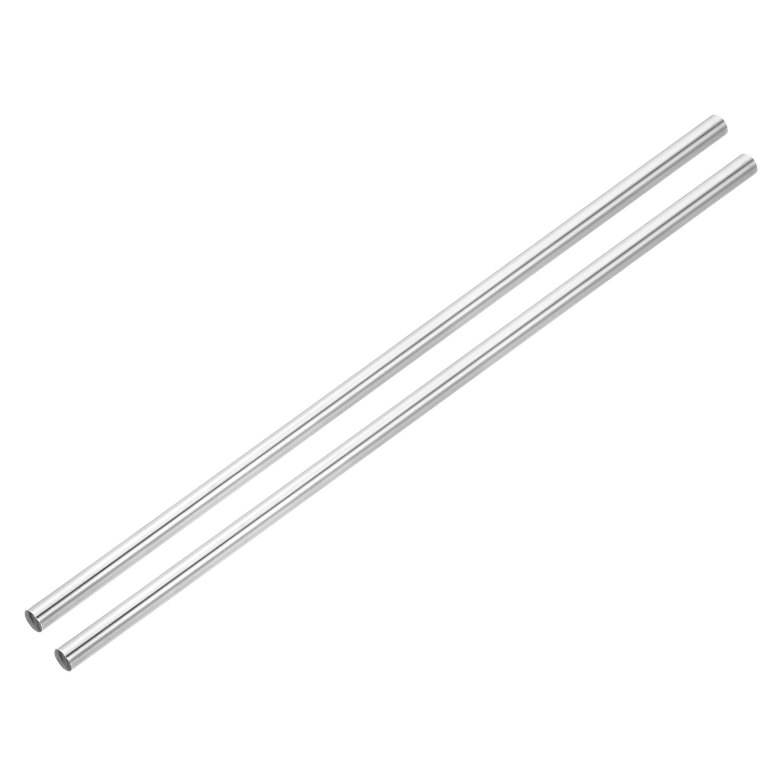 2pcs Linear Motion Rods 10mmx400mm (0.39x15.75 Inch) HRC50 Hardened Round Guide