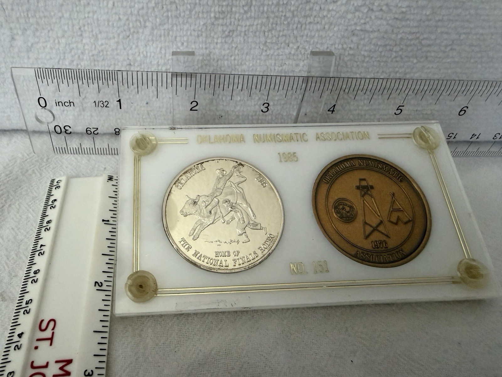 Oklahoma Numismatic Association No 151 - 2 Medallion Set
