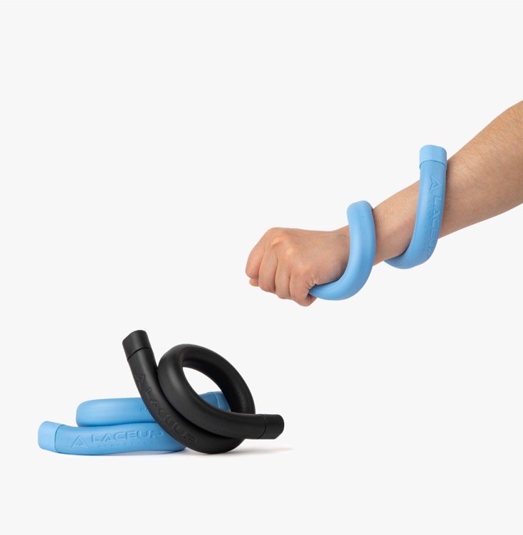 LACEUP ATHLETICS Adjustable Wrist Weights Pair 12oz each Blue