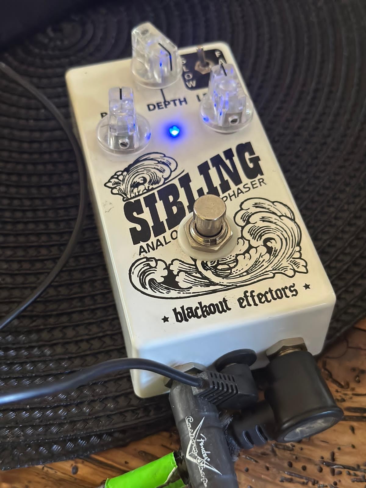 Blackout Effectors Sibling Analog Phaser pedal.