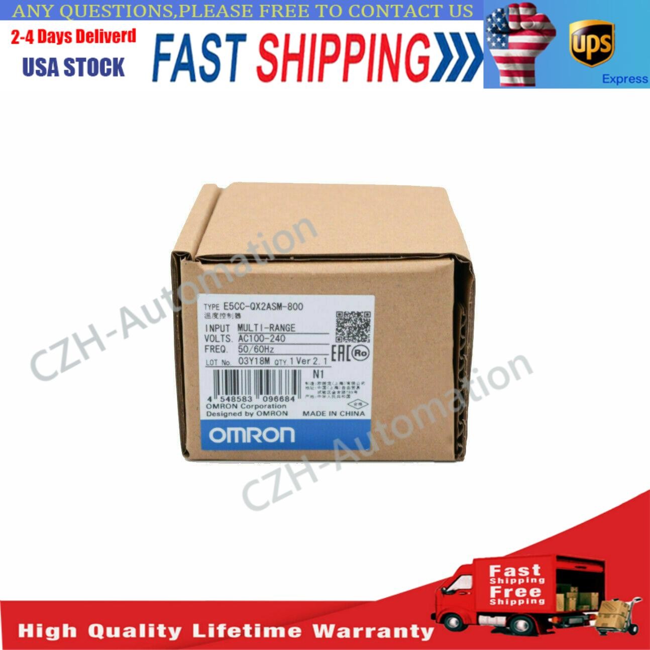 New in box Omron E5CC-QX2ASM-800 Temperature Controller 100-240VAC E5CCQX2ASM800