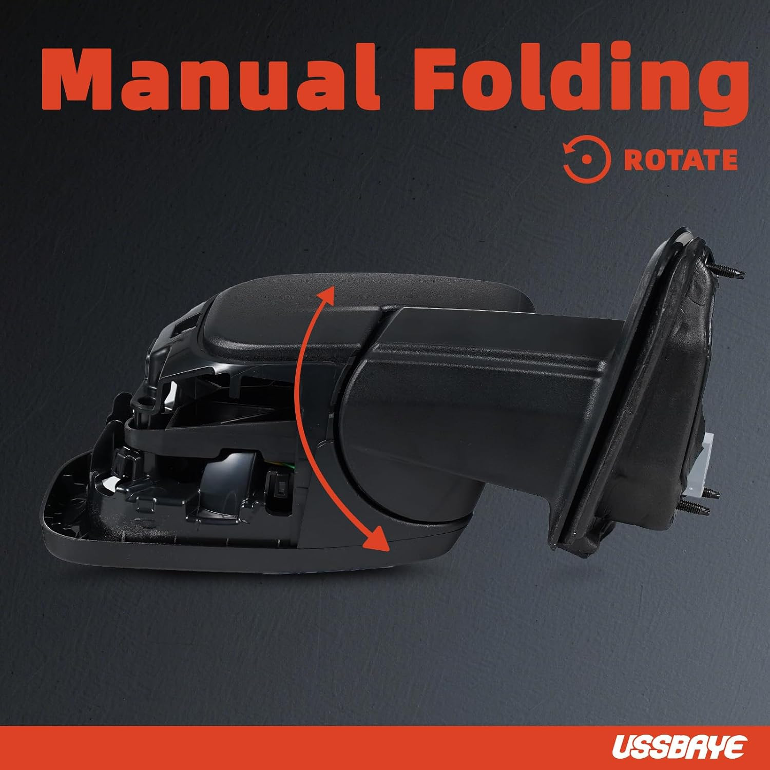 Side Mirror Assembly Compatible with 2022-2024 Ford Maverick Right Passenger Sid