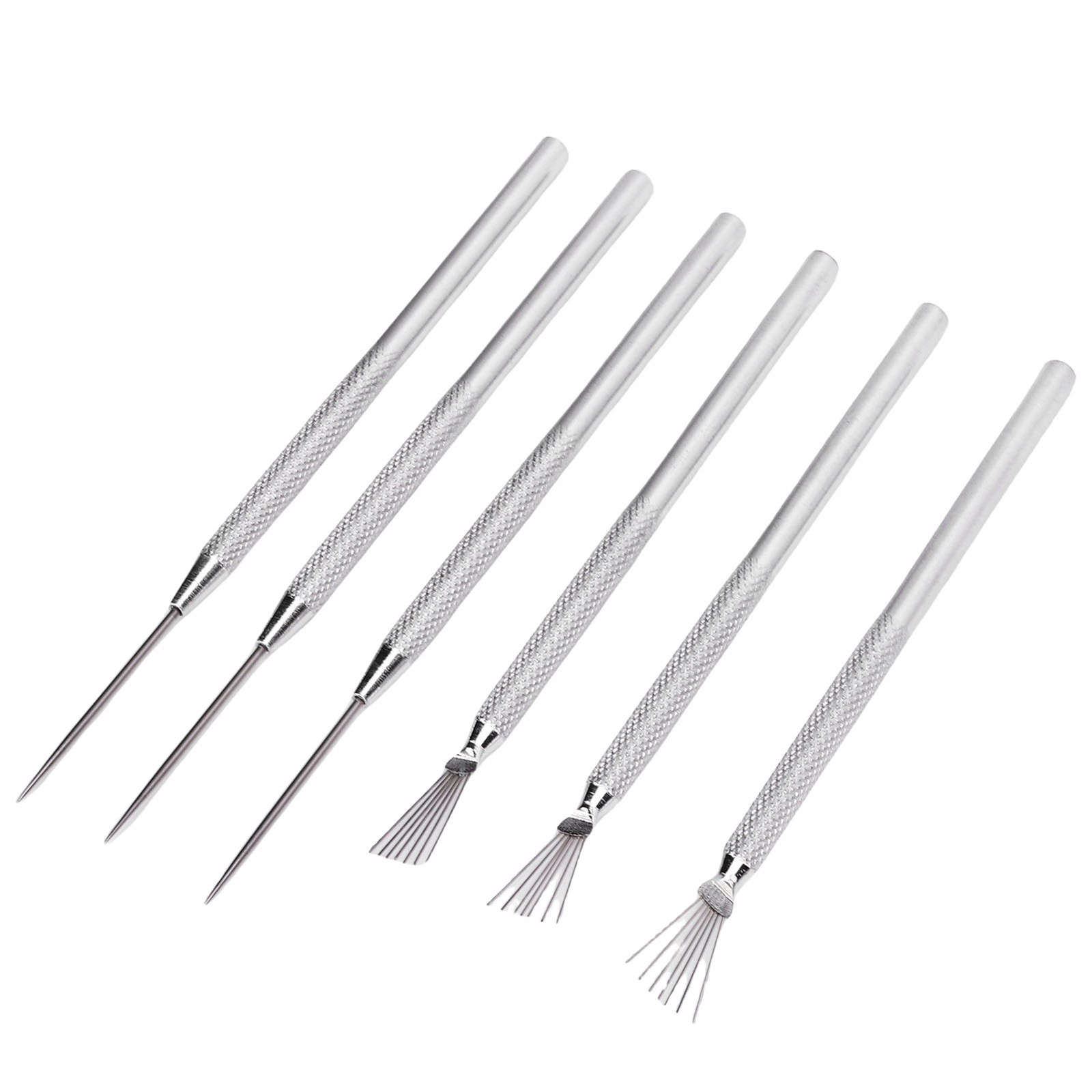 Complete Clay Needle Tools Set For Pottery - Ergonomic Handles Included