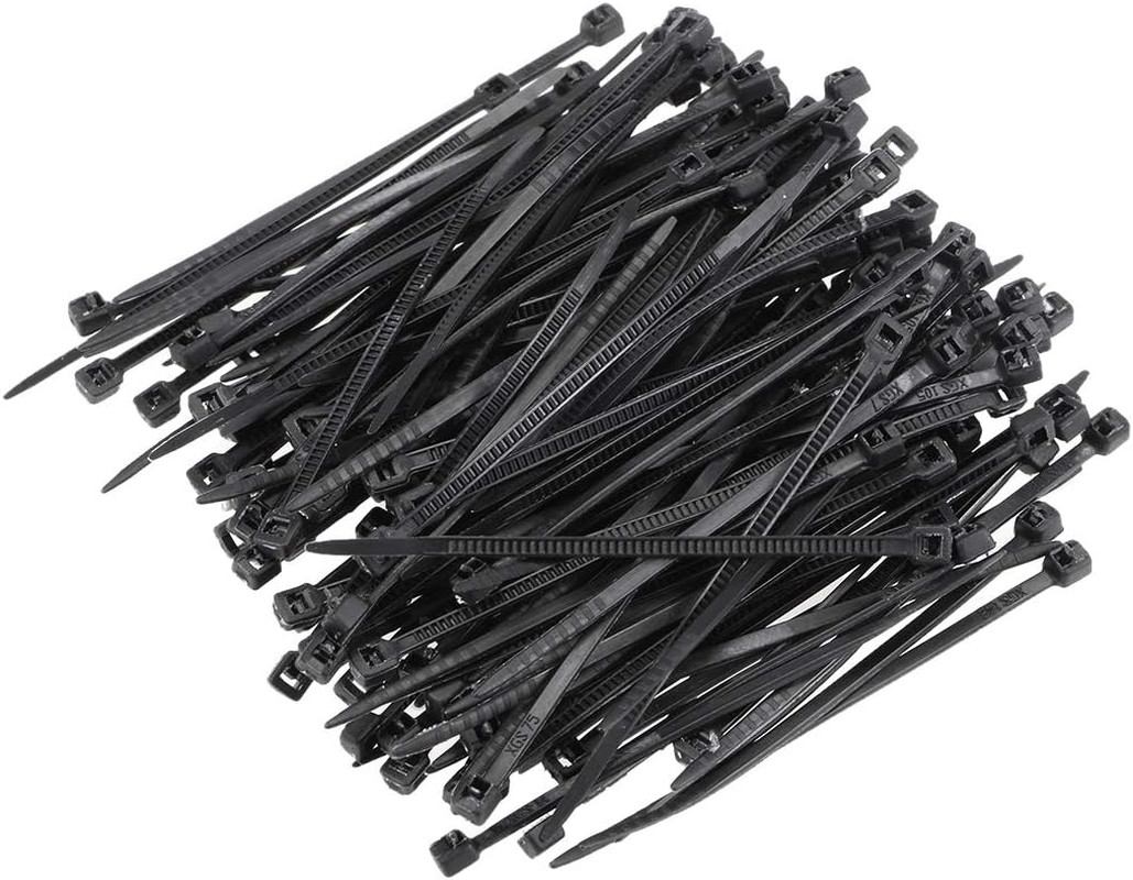 Cable Zip Ties 60Mmx1.8Mm Self-Locking Nylon Tie Wraps Black 300Pcs