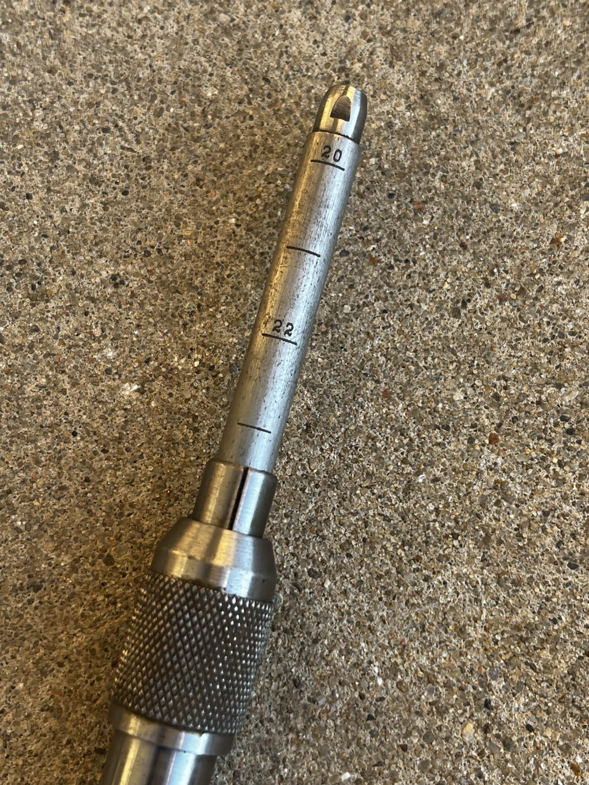 Starrett Depth Micrometer & Extra Rods
