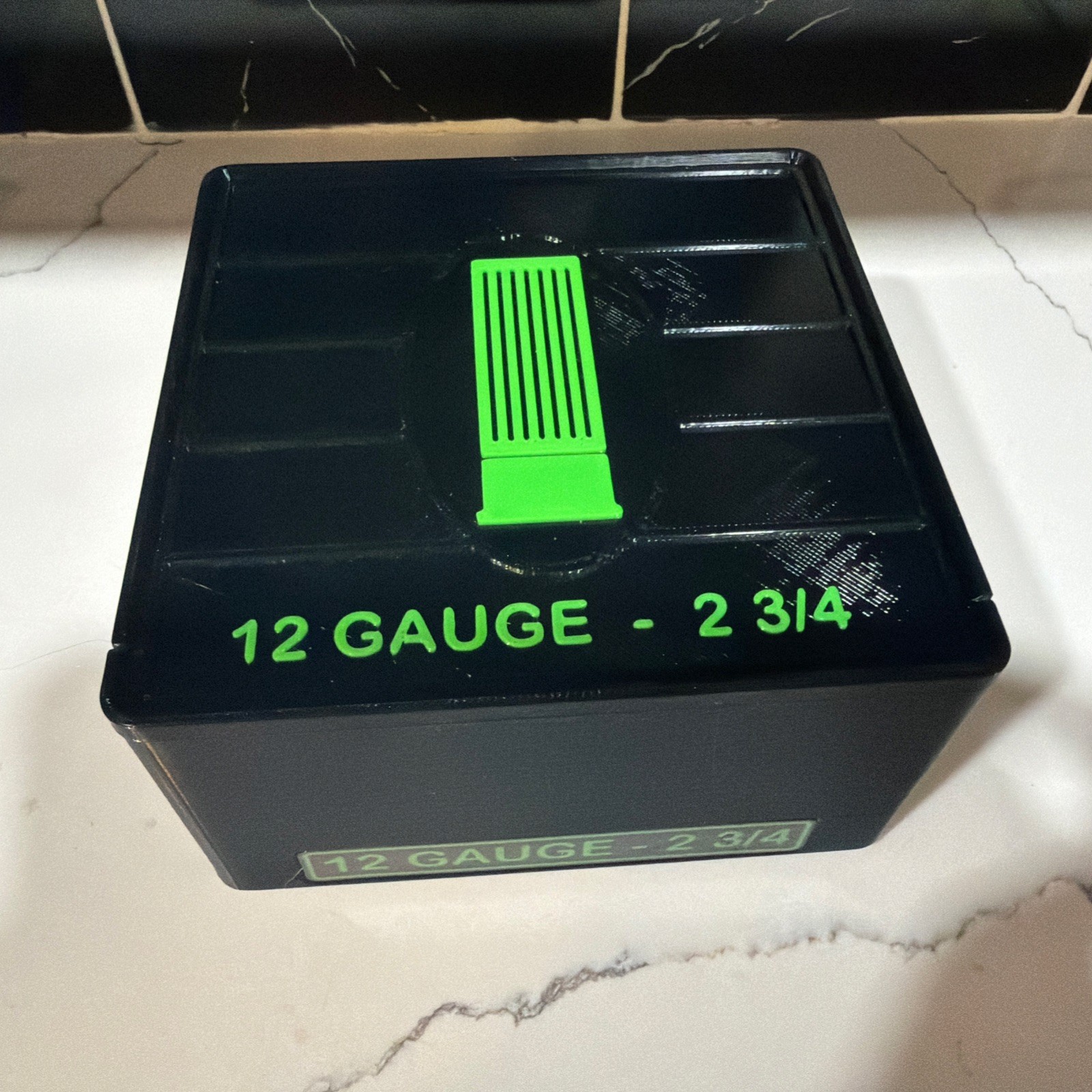 Ammo Storage Box 12 Gauge 2 3/4 in 25 Shells / Rounds