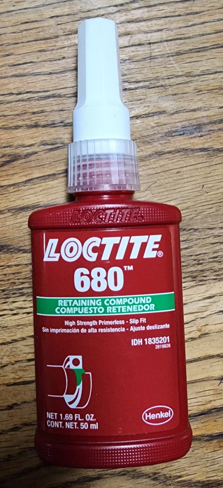 Loctite 680 Retaining Compound 1.69 Fl Oz By Henkel.  Exp. 01/25