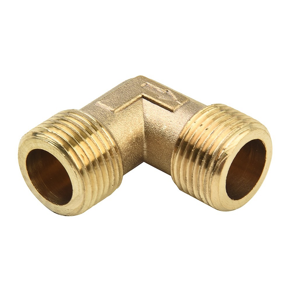 Air Compressor Fittings Brass 16.5mm Male Thread Check Valve Elbow Coupler