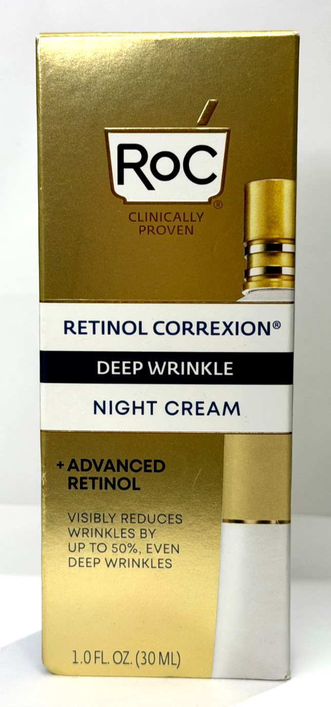 RoC Retinol Correxion Night Cream 1.0 oz Deep Wrinkle ( no date)