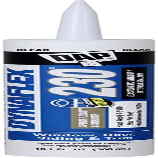 12 Pack of 10.1 Oz  18305 Dynaflex 230 Clear Premium Window, Door, and Trim Seal