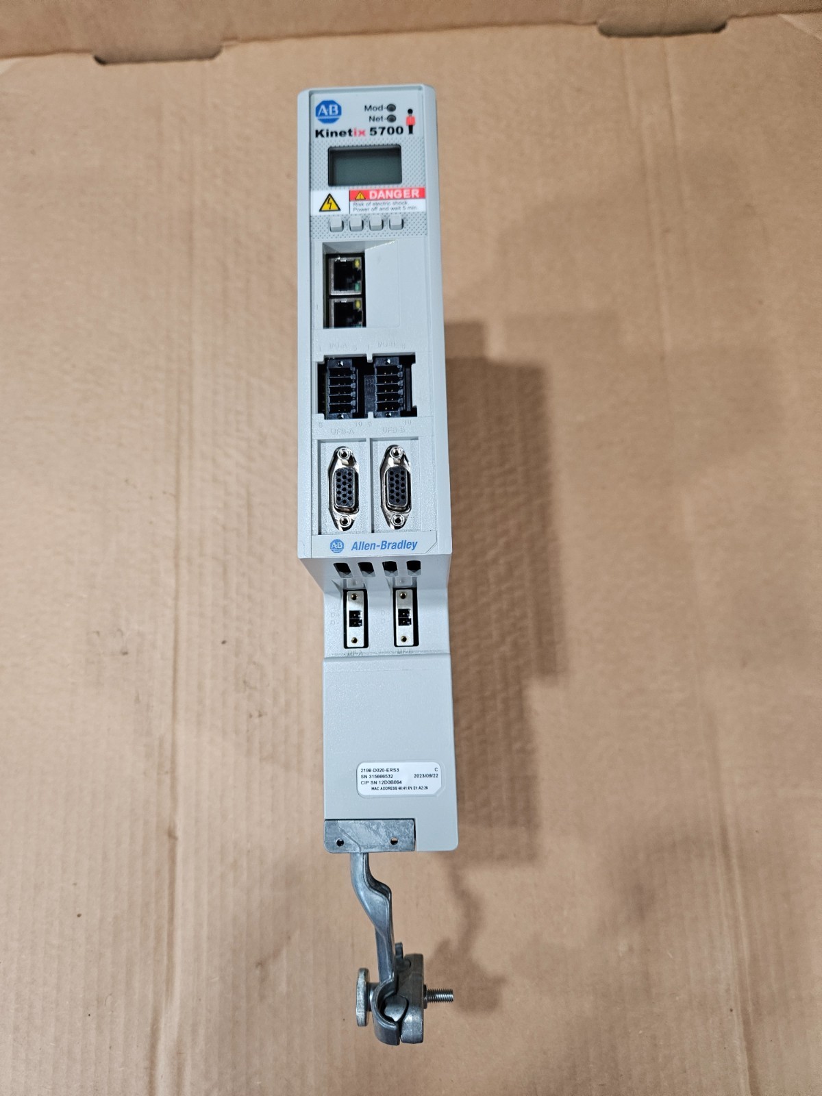 Allen-Bradley 2198-D020-ERS3 Kinetix 5700 Dual Axis Inverter, Series B