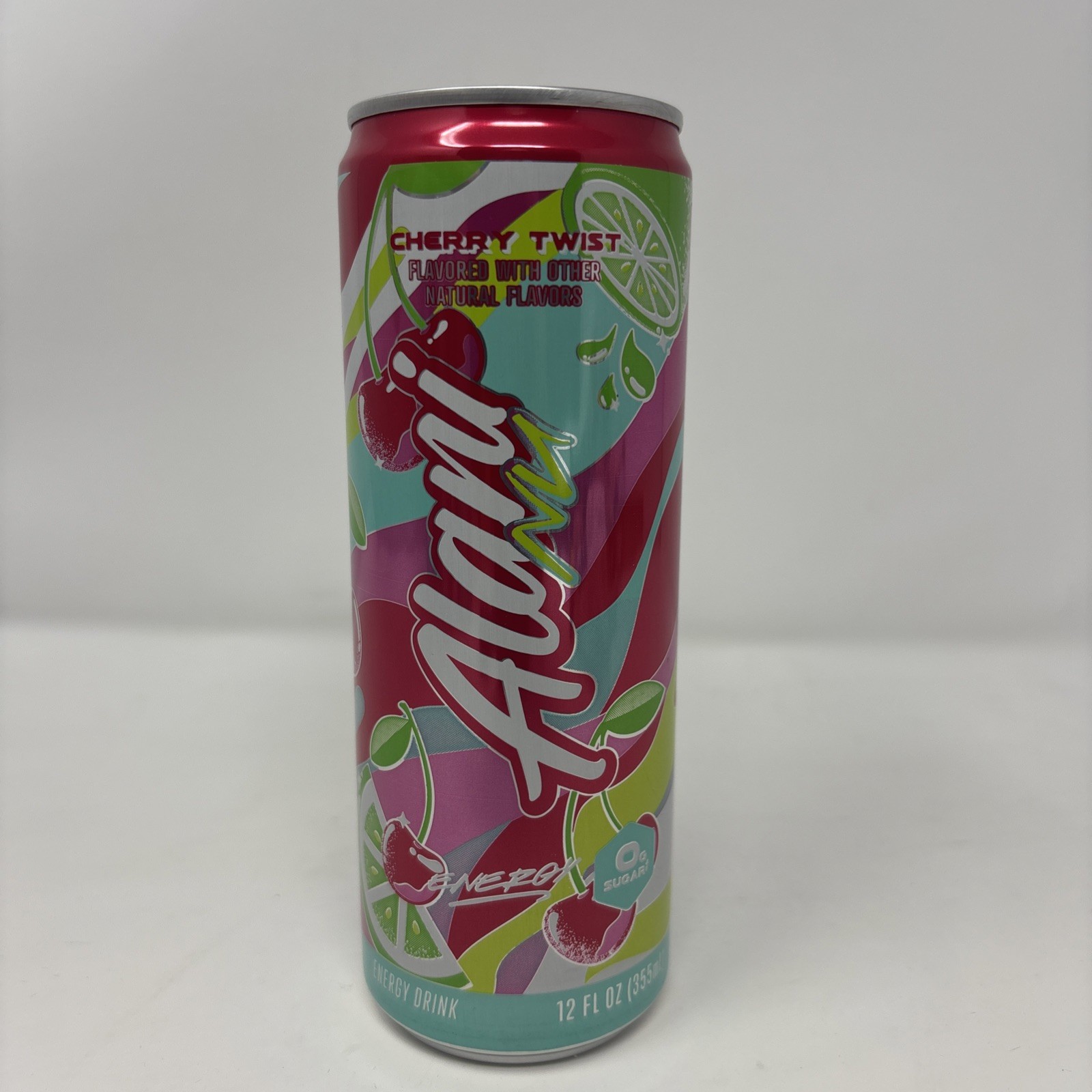 Alani Nu Cherry Twist  Energy Drink 12 fl oz 0g Sugar 10 Calories