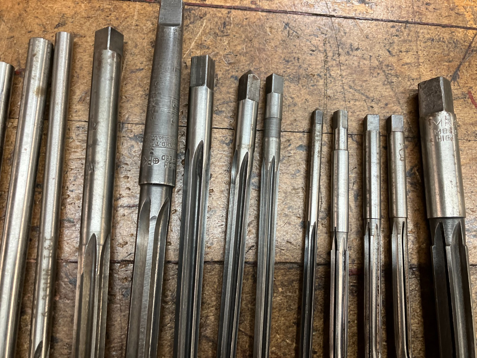 25 Assorted Older USA Reamers