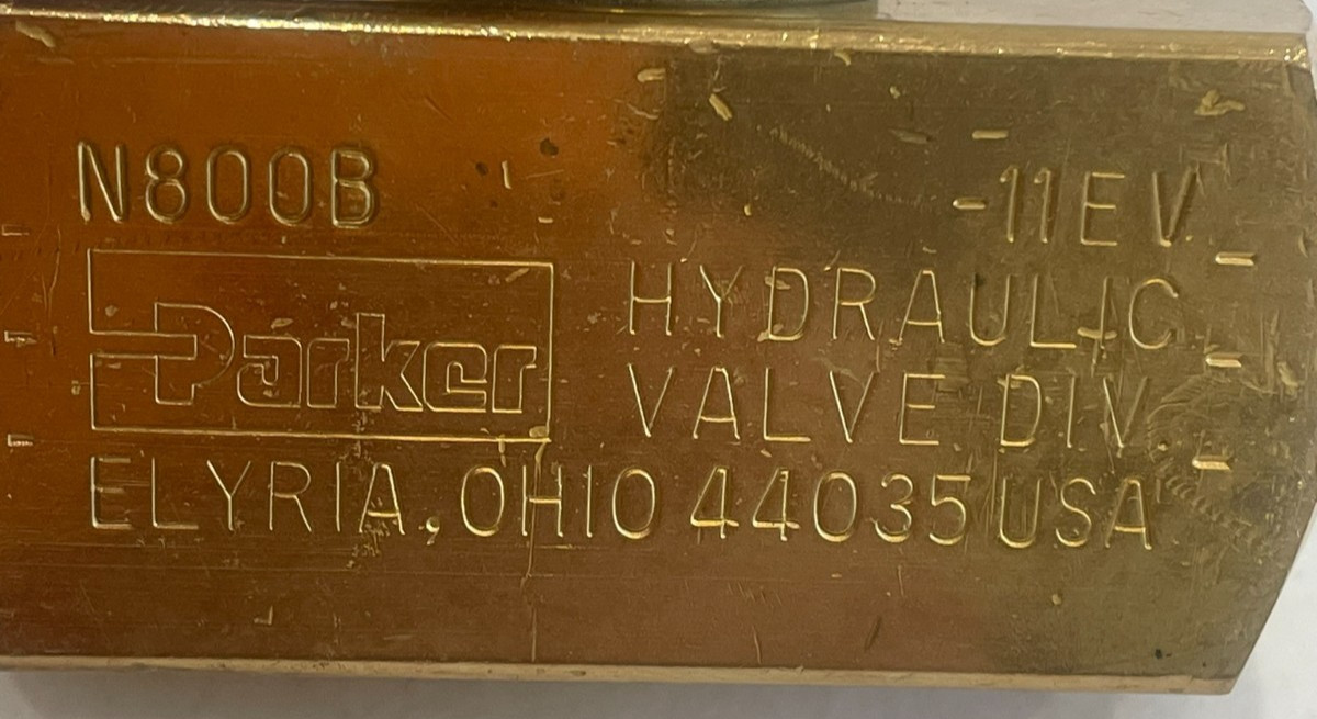 NEW PARKER N800B-11EV NEEDLE VALVE N800B11EV