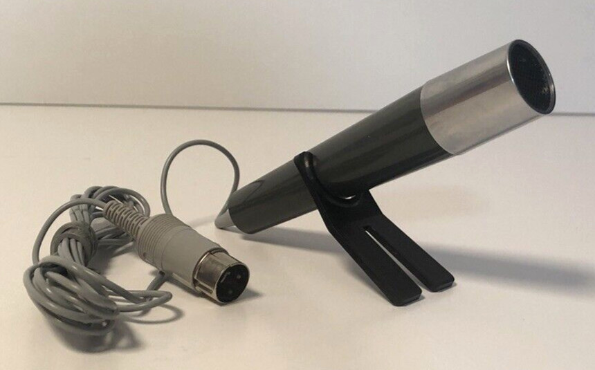 Vintage NOS Eumig Microphone 908102 Austria Stand Cord Movie Camera Directional