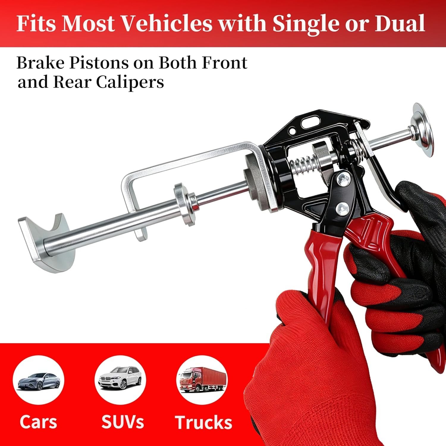 Dual Piston Compressor Tool for Brake Pad Replacement | Dual Piston Tool with...