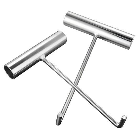 2 Pack Trampoline Spring Tool, Heavy Duty Spring Puller & Installation Silver