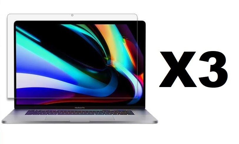 3-Pack Screen Protector for Apple MacBook Pro 16 inch (2019-2020 Model A2141)
