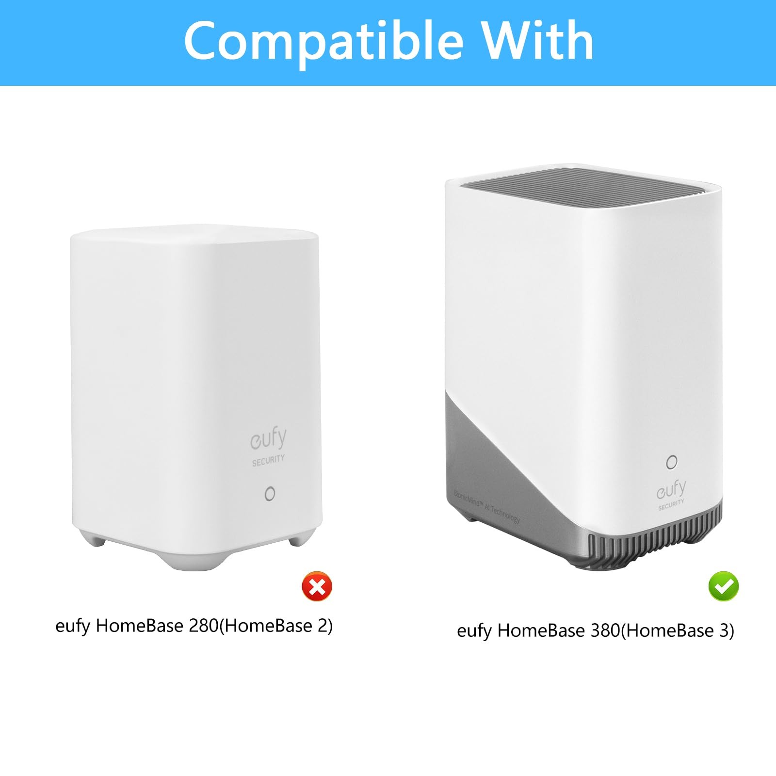 Koroao Wall Mount Holder for eufy Security HomeBase 380 (HomeBase 3),...