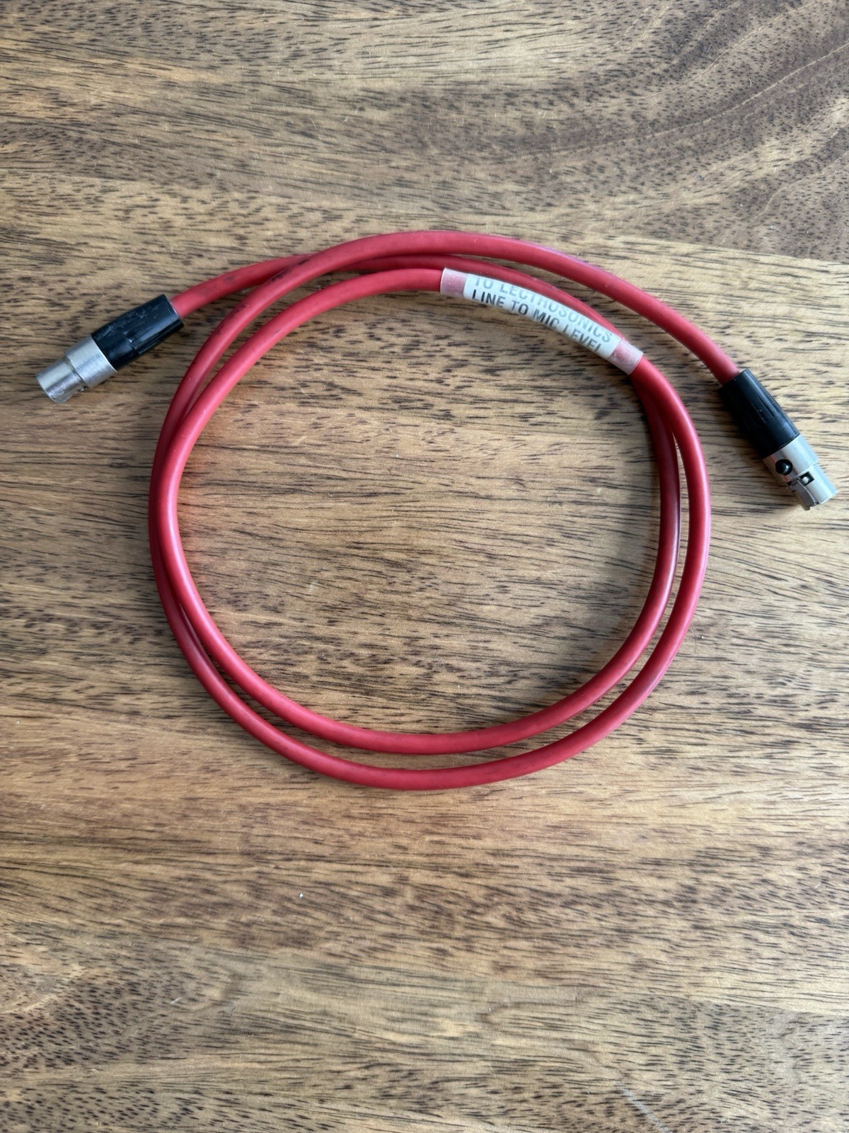 PSC TA-5 to TA-3 line to mic level cable FOR Sound Devices/Lectrosonics