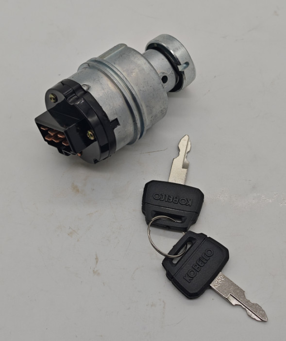 Ignition Switch For Kobelco SK60 75 130 140 200 230 260-6-8 Excavator