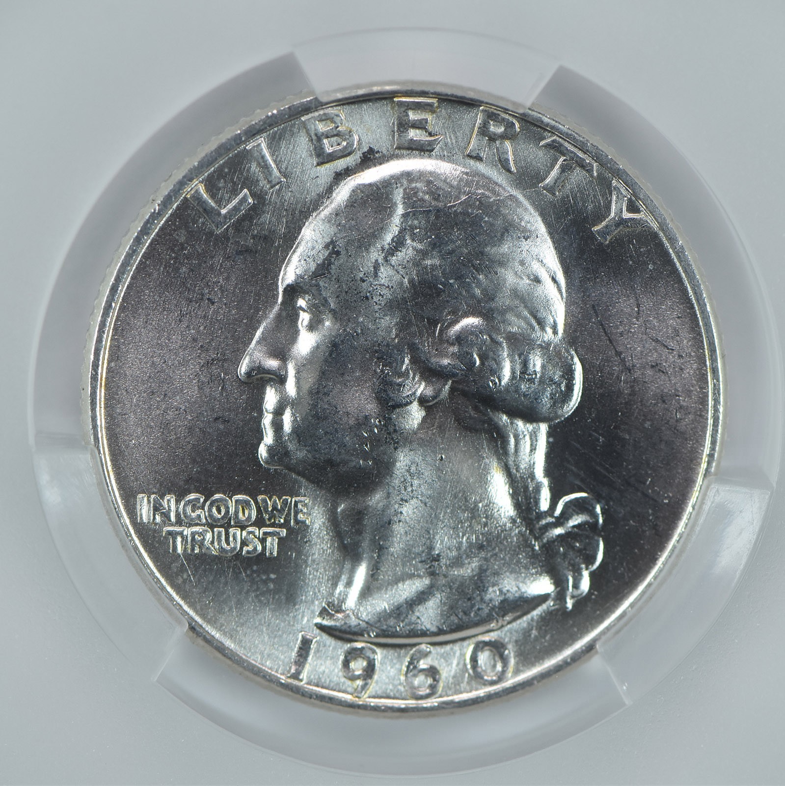 1960-D Washington Quarter MS65 CAC CACg