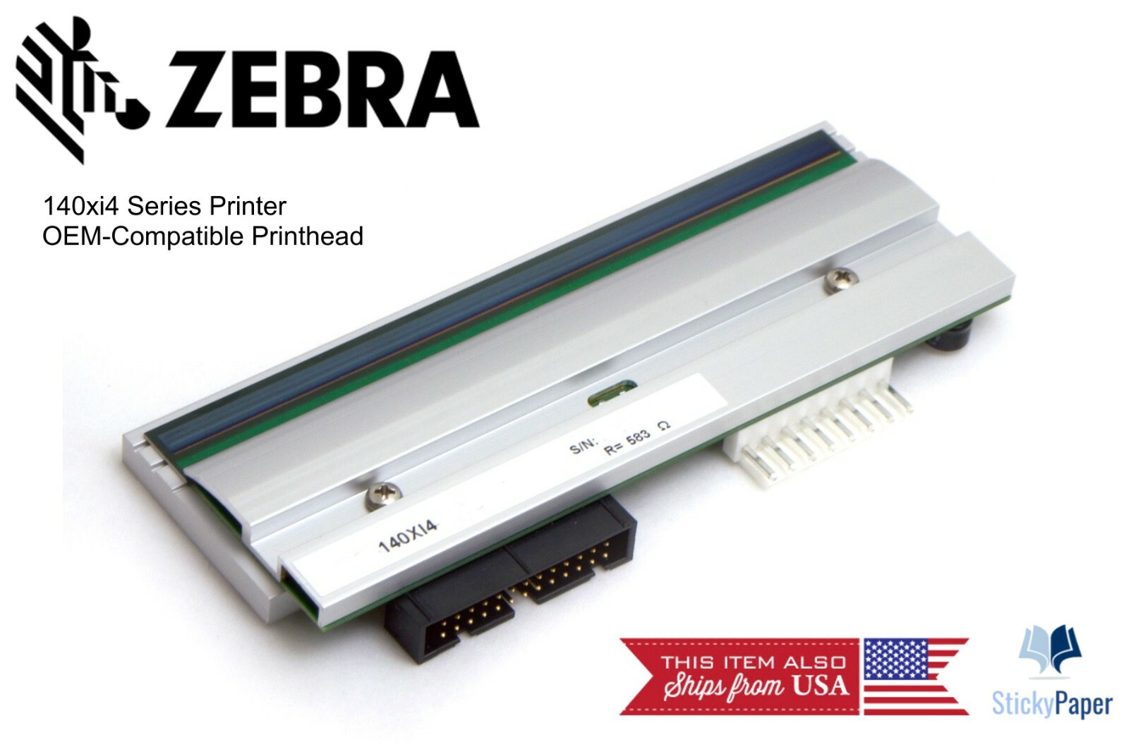 Zebra 140Xi4 203 dpi Printhead (P1004234) USA Stocked & Shipped!