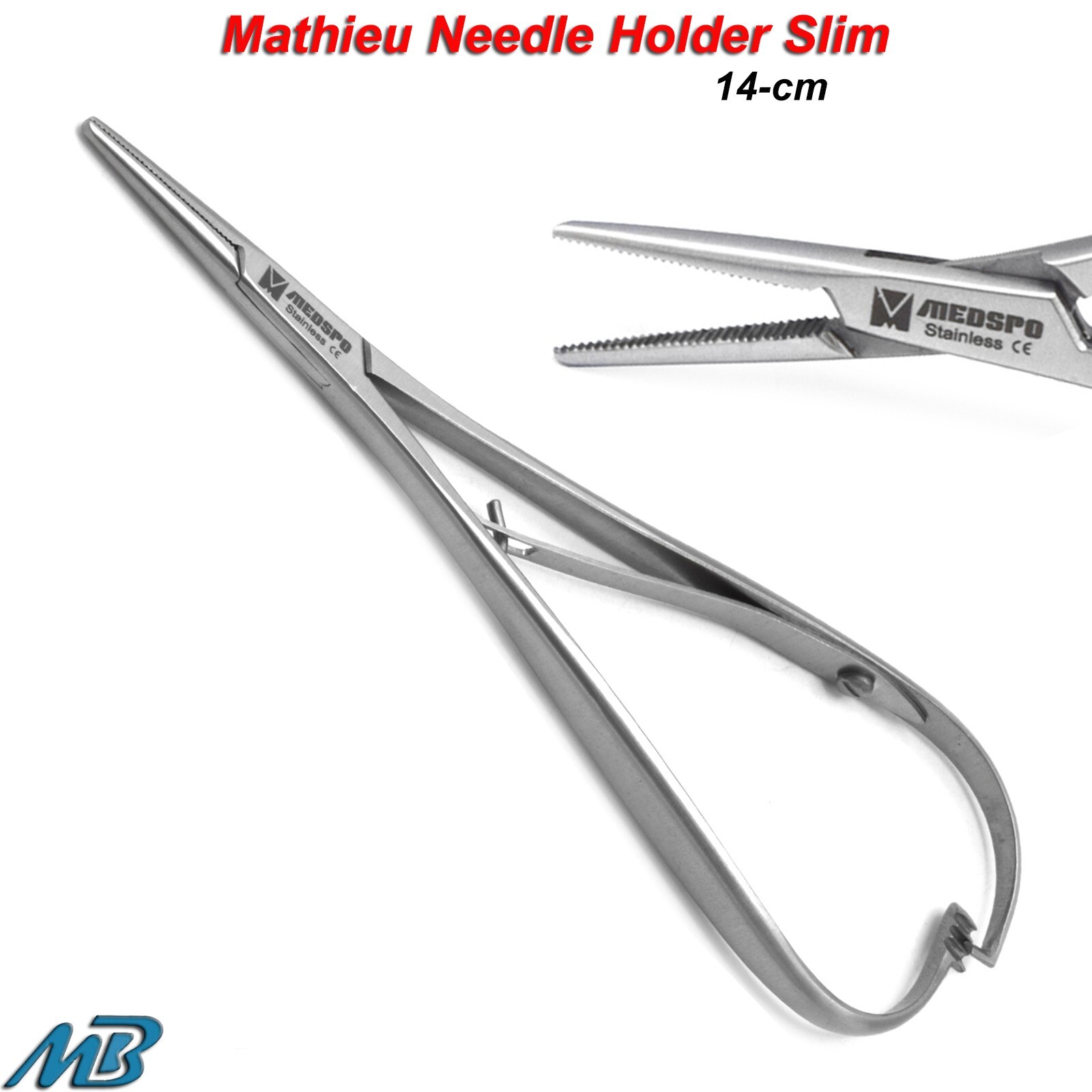 Orthodontic Mathieu Needle Holder Forceps Slim Elastic Ligature Dental Tools CE