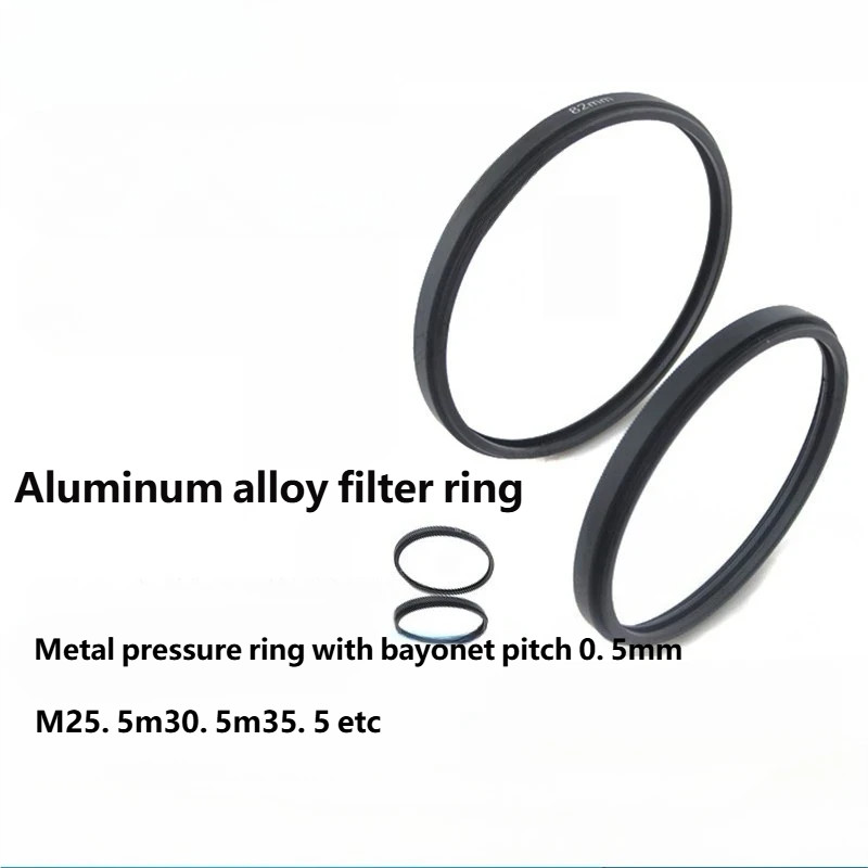 1PC Lens Filter Ring M25.5 M30.5 M35.5 M40.5 M27 Pitch 0.5mm Holder