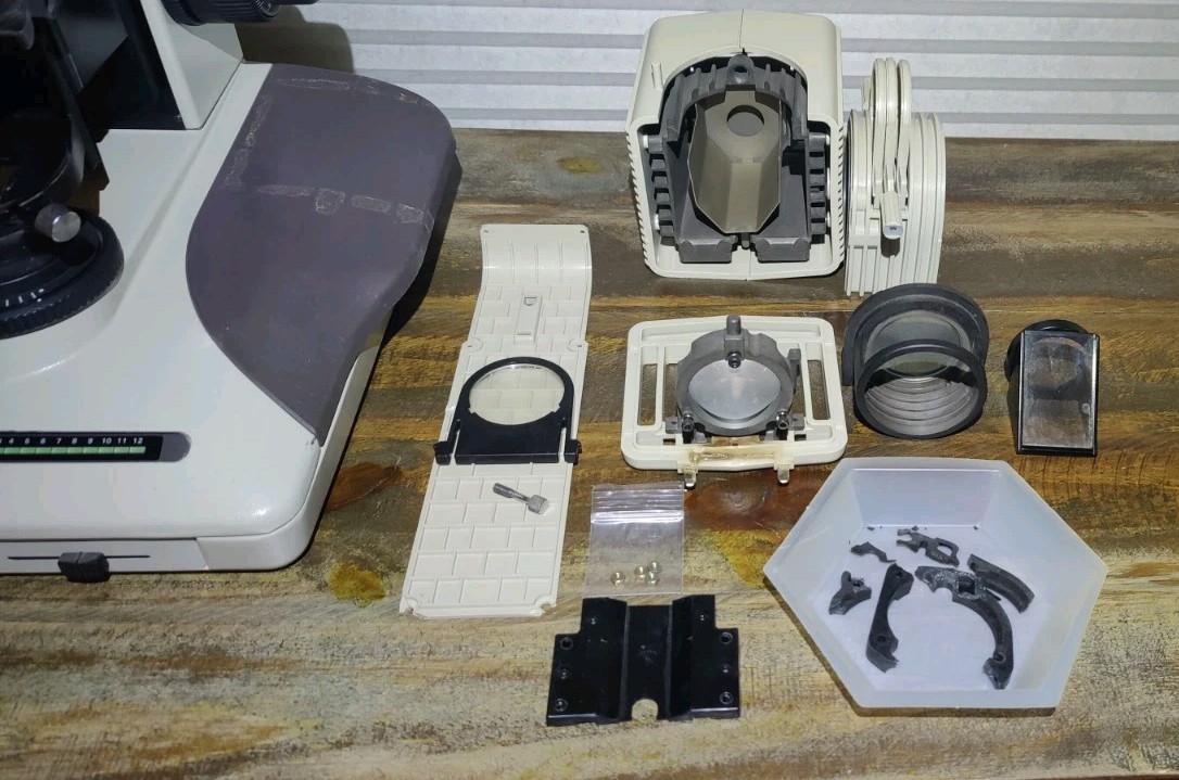 Nikon Optiphot 2 Trinocular Microscope (for parts)
