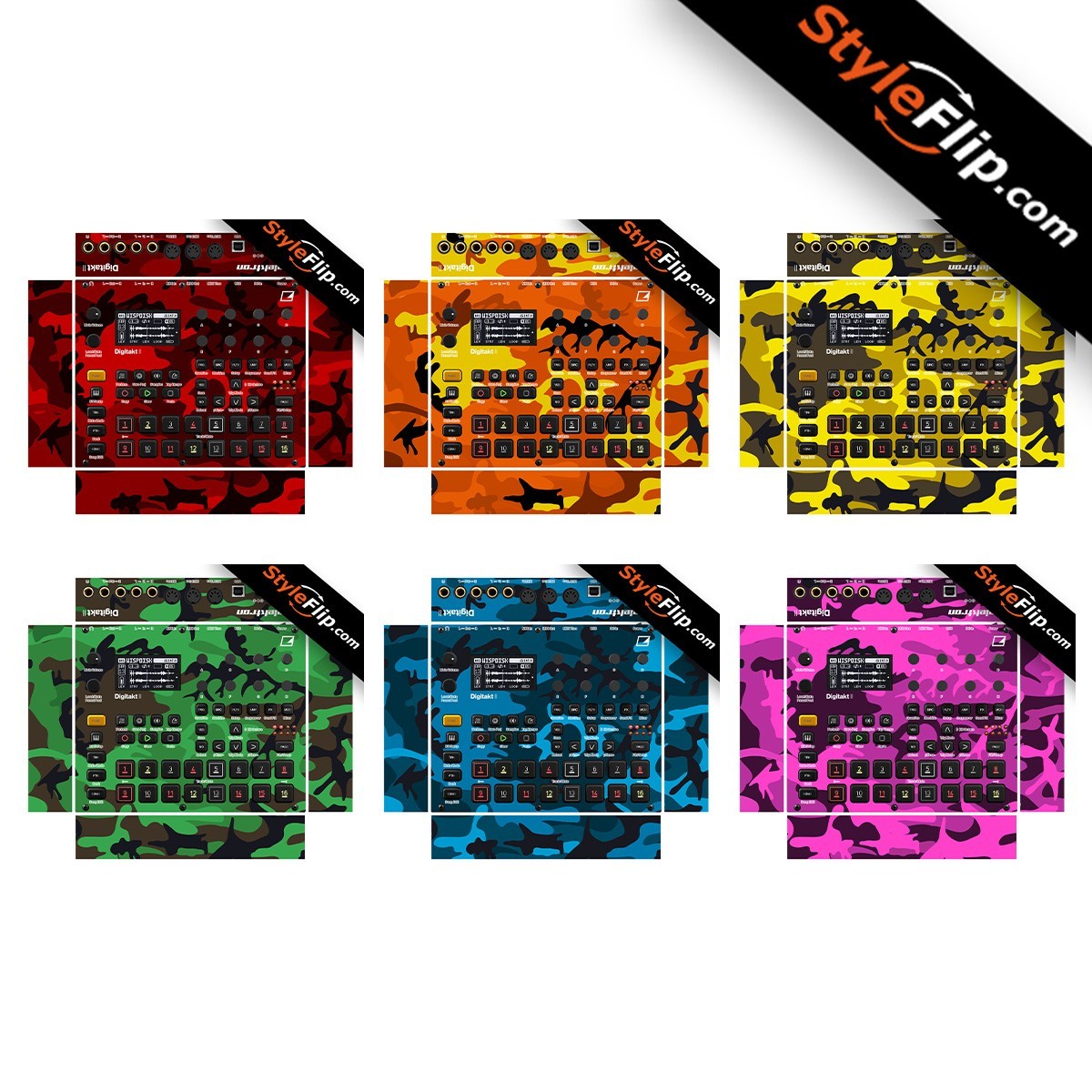Elektron Digitakt II Skin | 6 Camo Designs | Protective Decal | StyleFlip