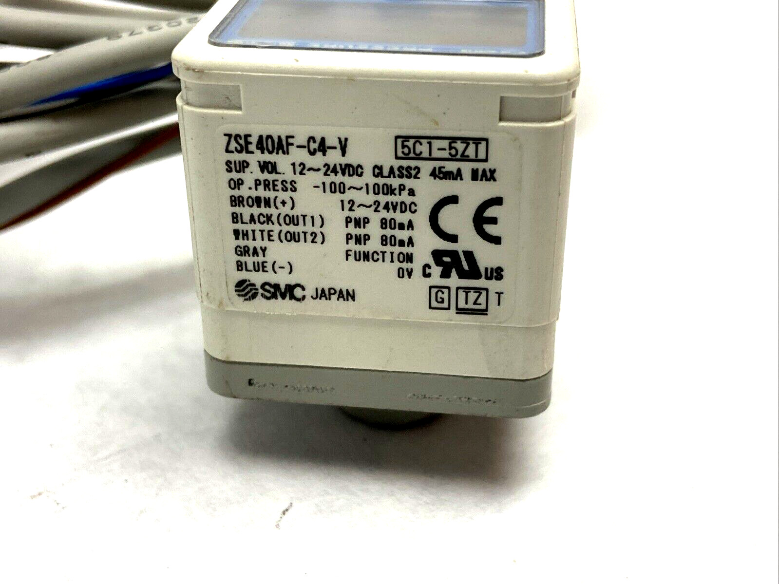 SMC ZSE40AF-C4-V Digital Vacuum Pressure Switch