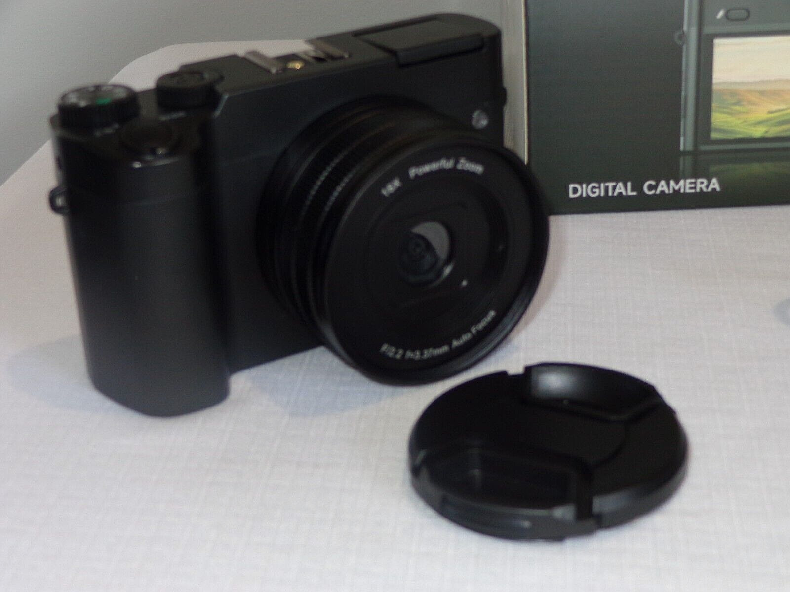 4K Digital Camera DC218 16X Zoom Package in Box