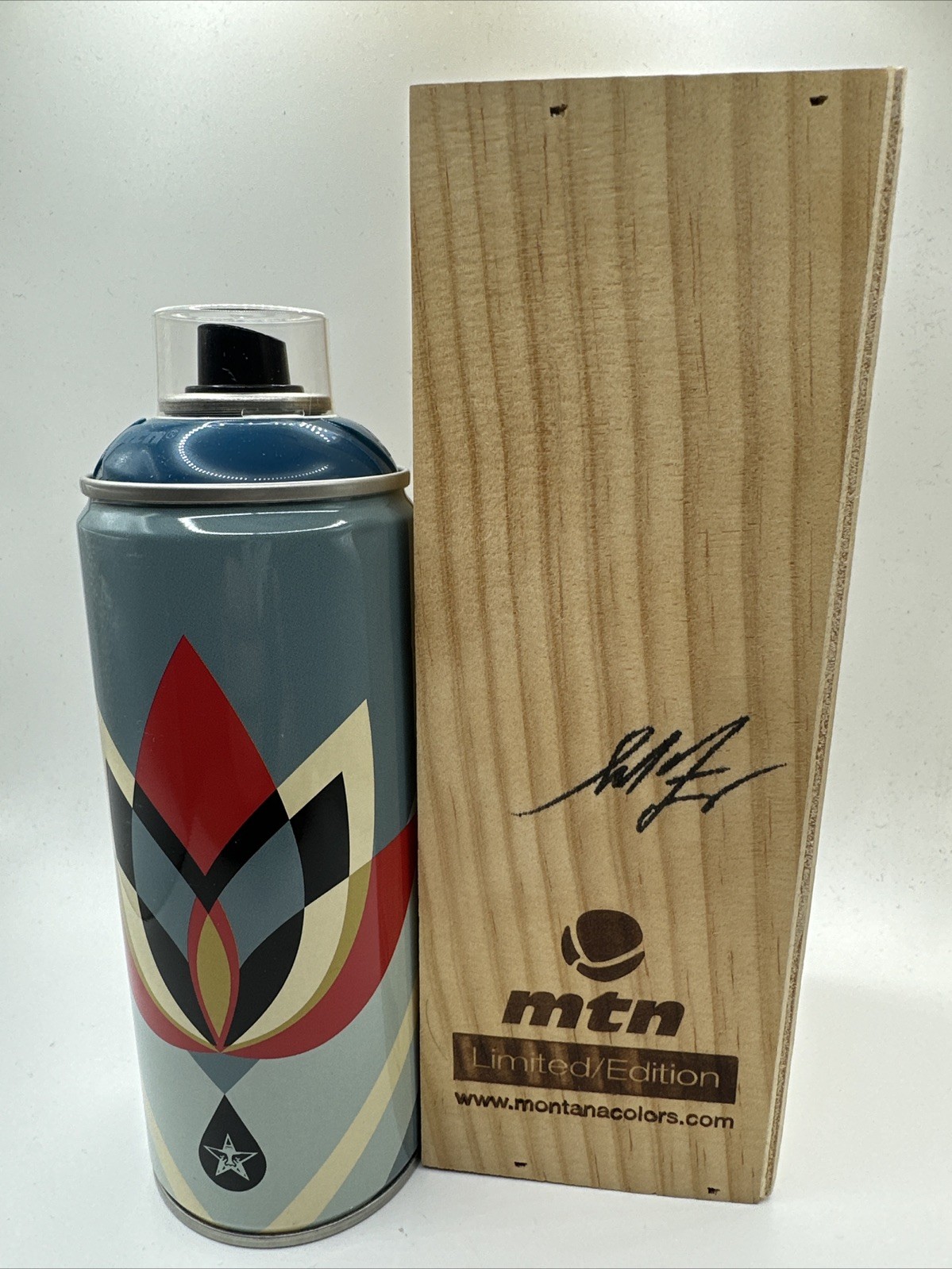 Mtn Shepard Fairey Can Ltd Edition Can Lotus Obey Graffiti